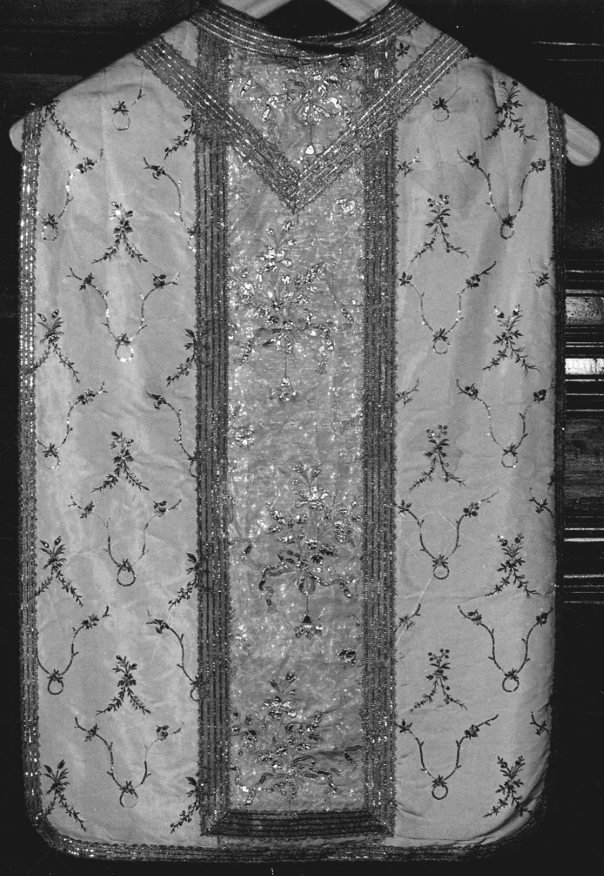 paramento liturgico, insieme - manifattura francese (ultimo quarto sec. XVIII)