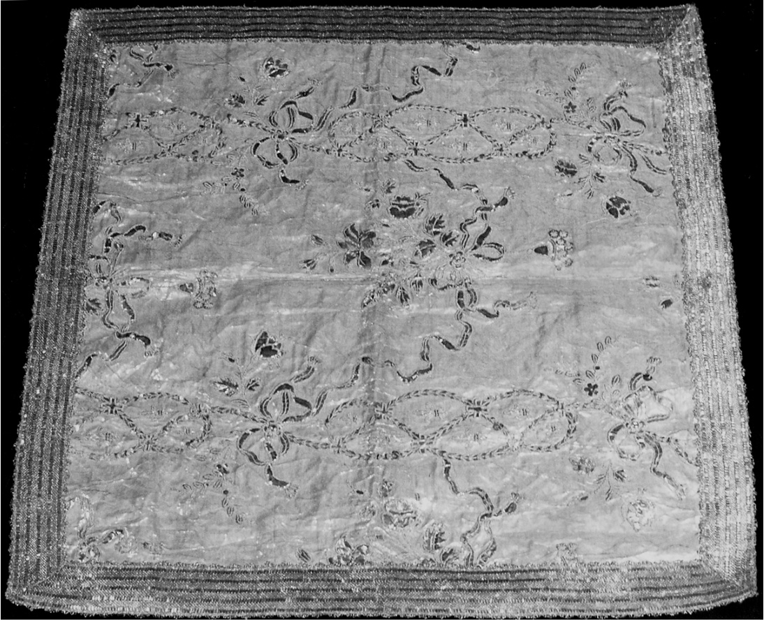 velo di calice, elemento d'insieme - manifattura francese (ultimo quarto sec. XVIII)