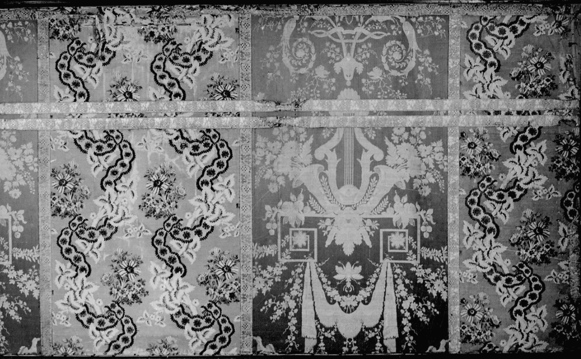 paliotto, opera isolata - manifattura francese, manifattura italiana (fine sec. XVIII)