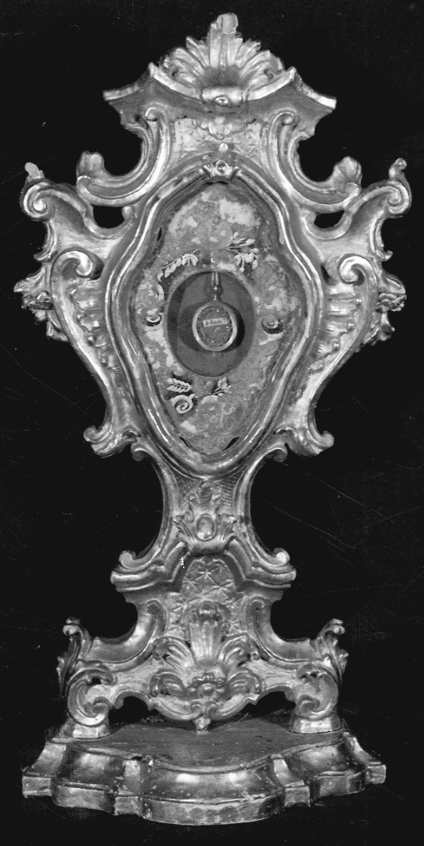 reliquiario - a ostensorio, opera isolata - bottega biellese (prima metà sec. XVIII)