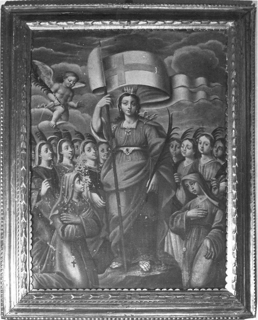 Sant'Orsola (dipinto, opera isolata) - ambito piemontese (sec. XVII)