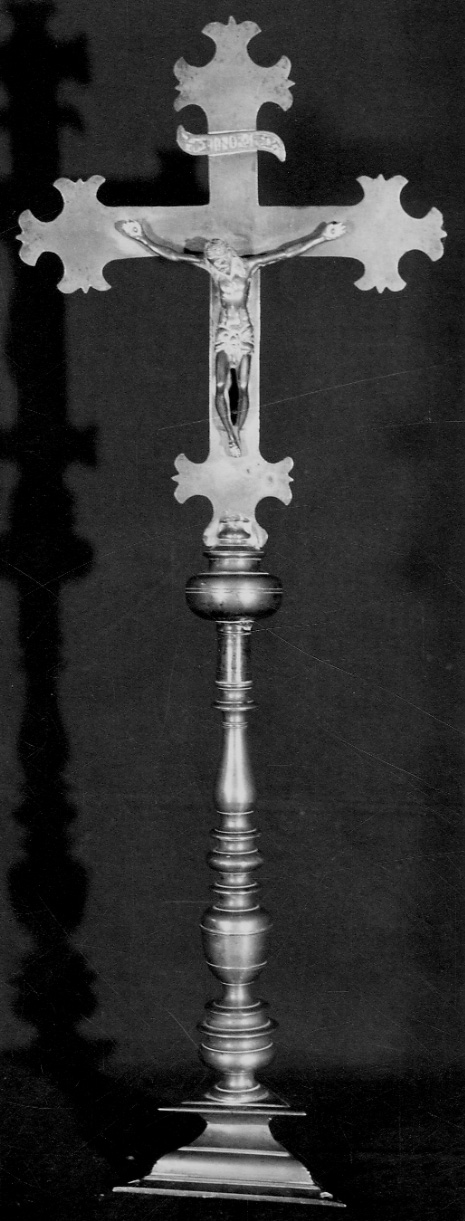 Cristo crocifisso (croce d'altare, opera isolata) - bottega Italia settentrionale (sec. XIX)