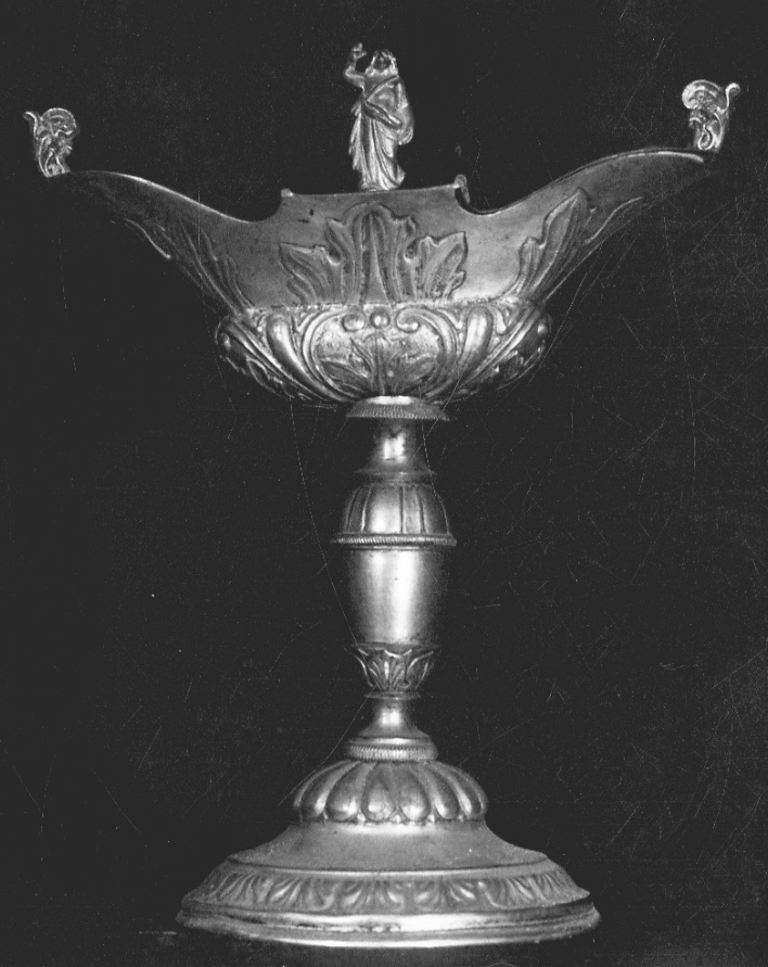 navicella portaincenso, opera isolata - bottega piemontese (sec. XIX)