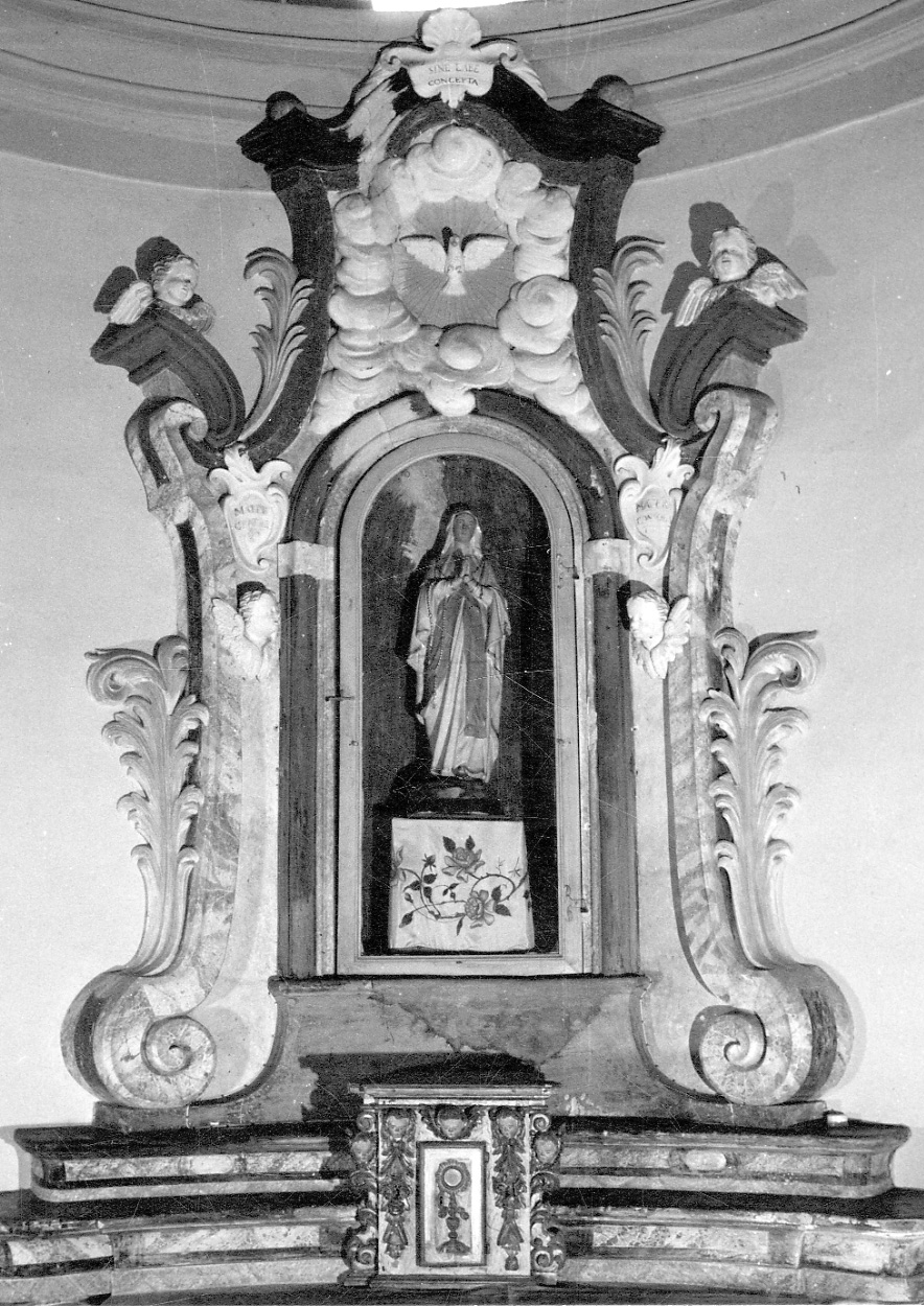 mostra d'altare, opera isolata - bottega piemontese (sec. XIX)