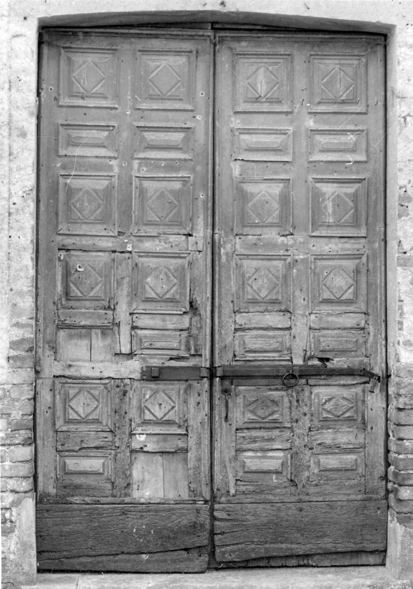 portone - a due battenti, opera isolata - bottega piemontese (sec. XVII)