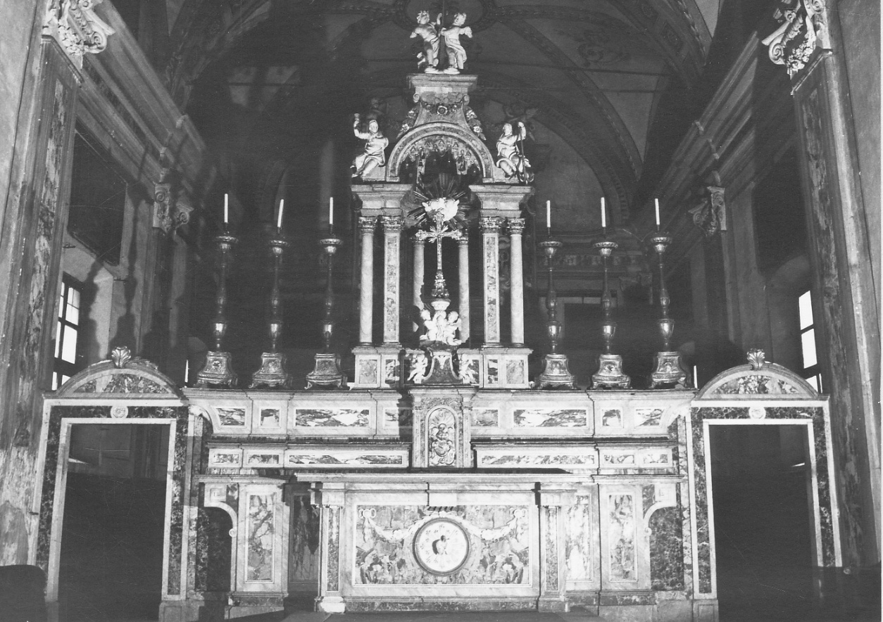 altare maggiore, opera isolata - bottega piemontese (sec. XVIII)