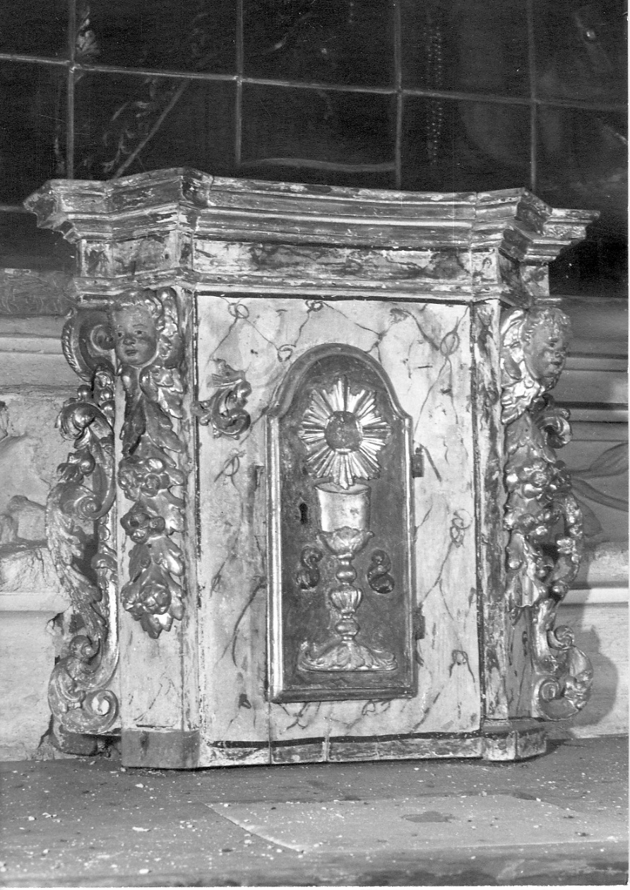 tabernacolo, opera isolata - bottega piemontese (sec. XVIII)