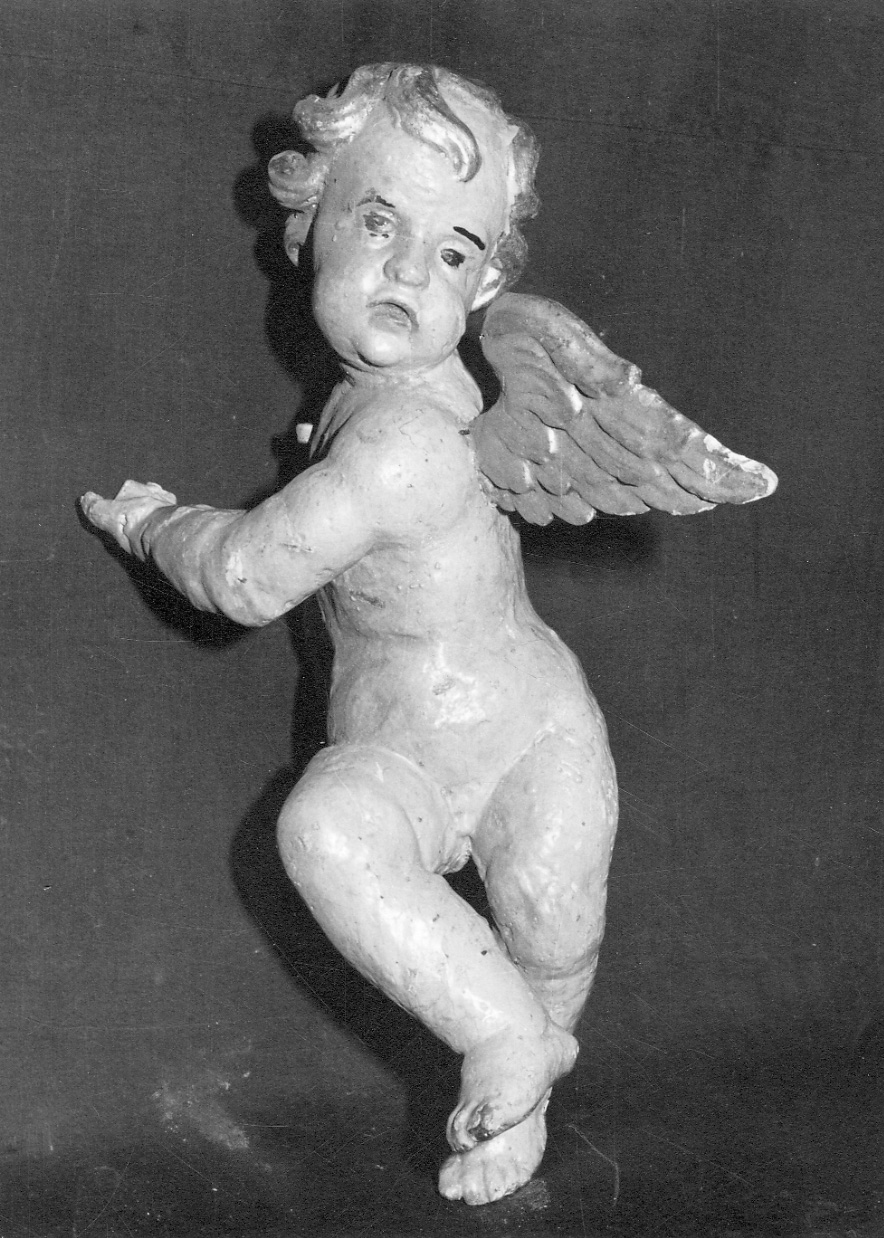 angelo (scultura, serie) - bottega piemontese (sec. XIX)