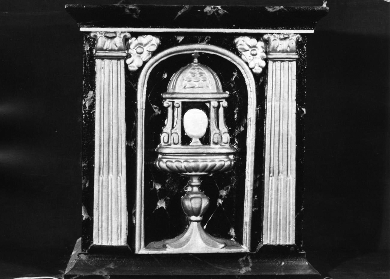 tabernacolo, opera isolata - bottega piemontese (sec. XIX)