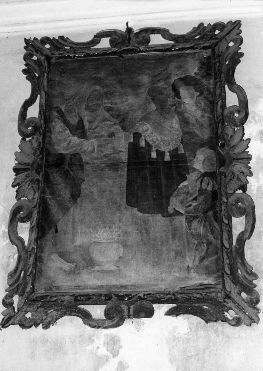 scena biblica (dipinto, elemento d'insieme) - ambito piemontese (sec. XVI)