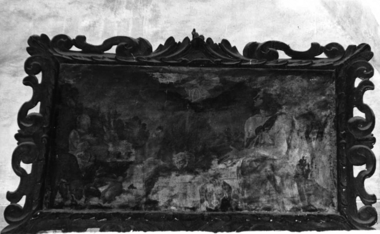 scena biblica (dipinto, elemento d'insieme) - ambito piemontese (sec. XVI)