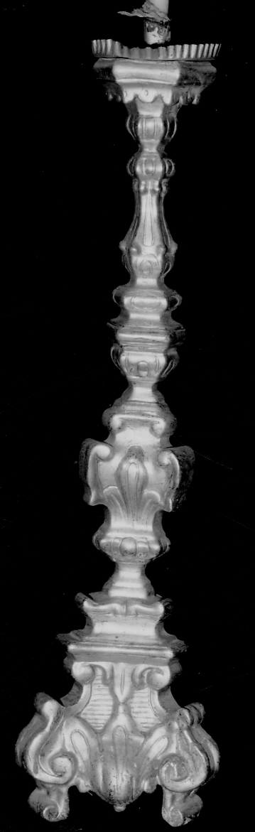 candeliere, serie - bottega piemontese (sec. XVIII)