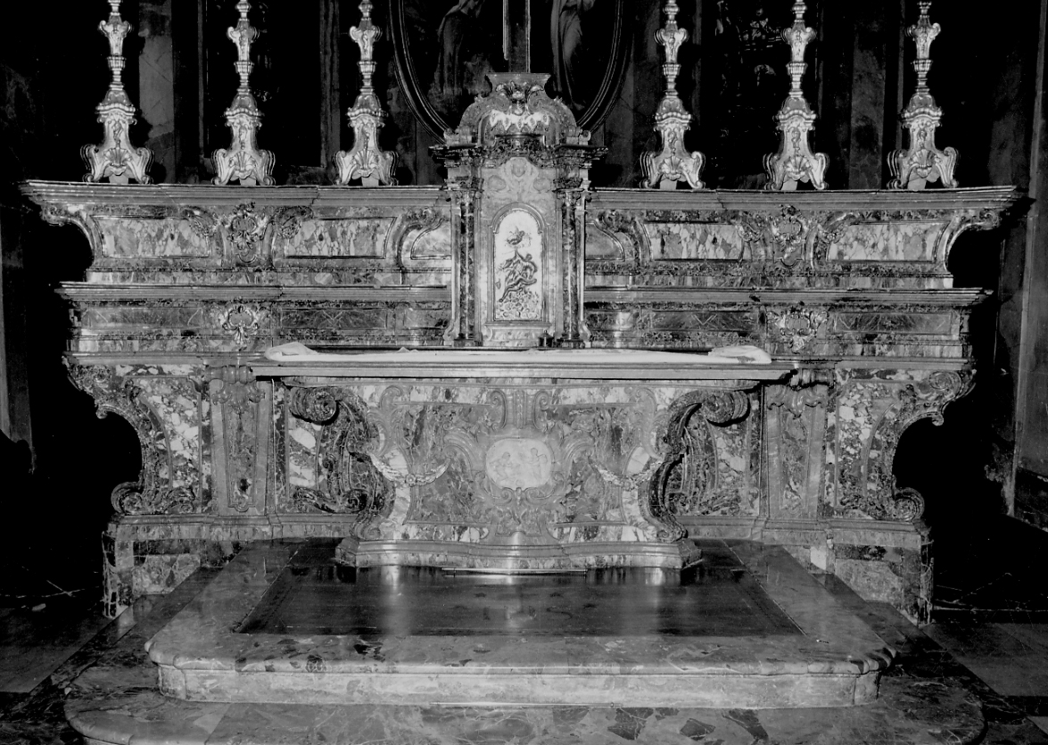 altare maggiore, opera isolata - bottega piemontese (sec. XVIII)