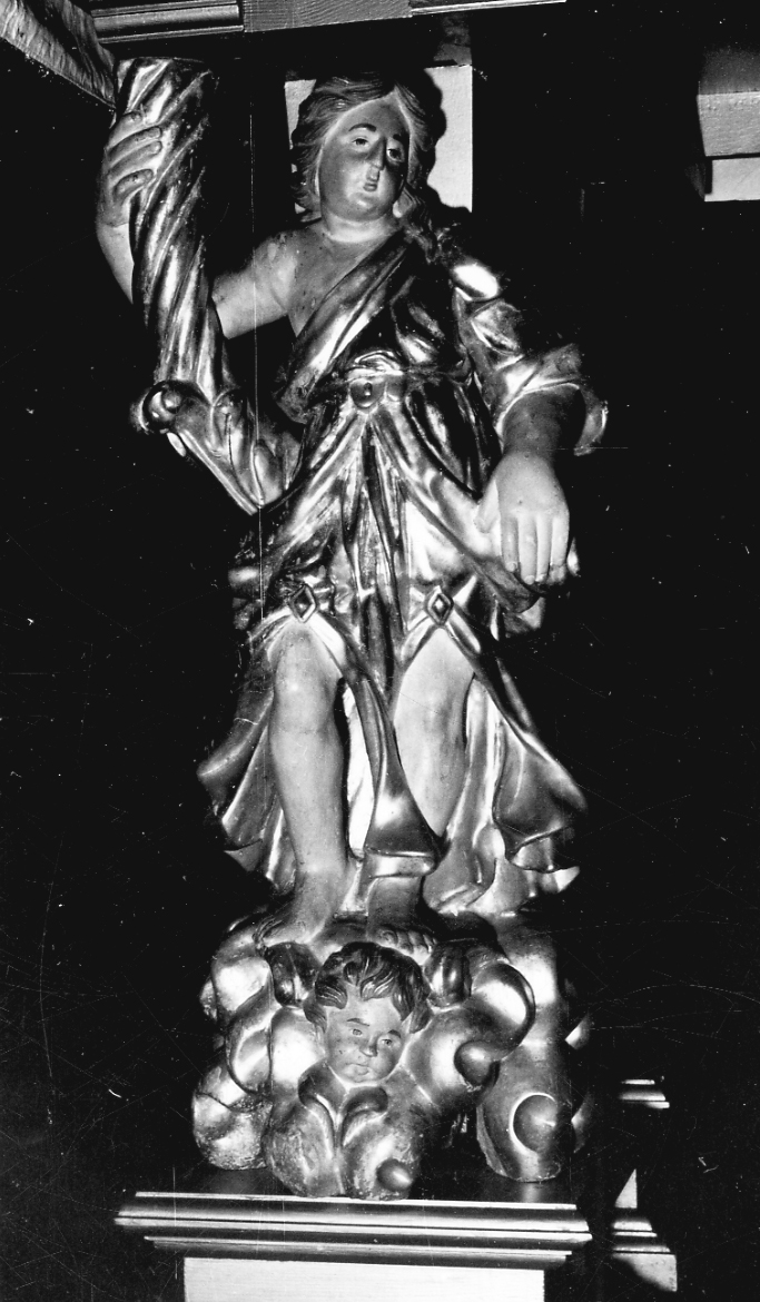 angelo (candelabro - a statuetta, serie) - bottega piemontese (sec. XIX)