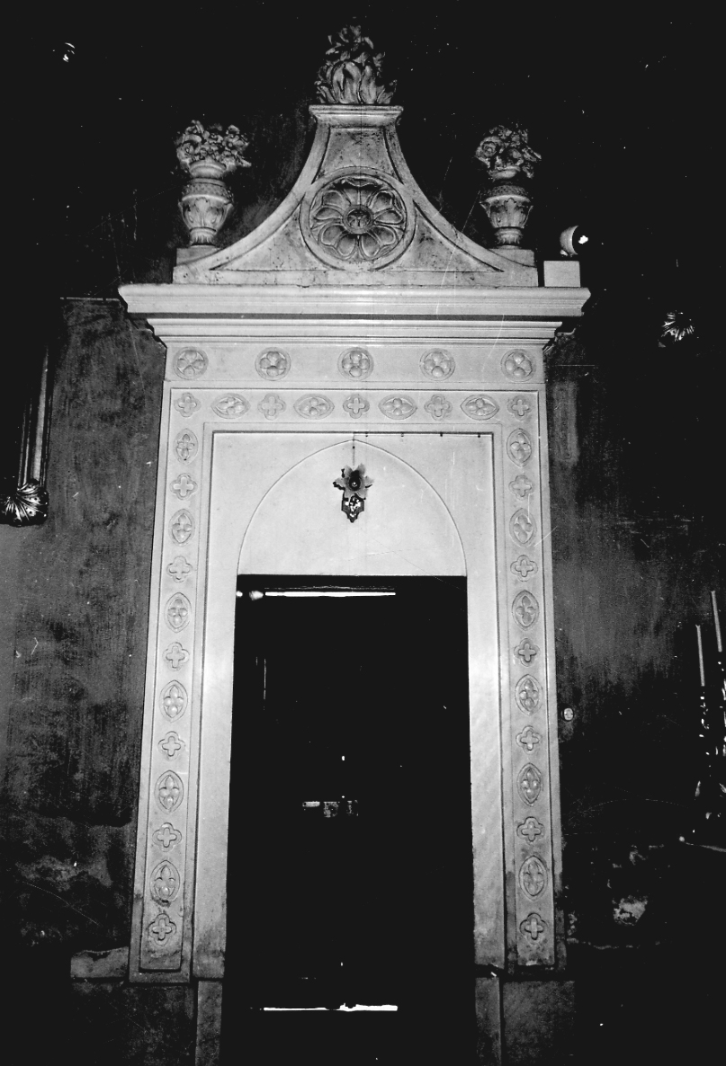 mostra di porta, serie - bottega piemontese (prima metà sec. XX)