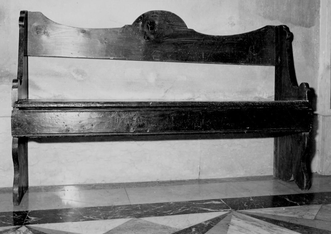 panca, opera isolata - bottega piemontese (sec. XVIII)