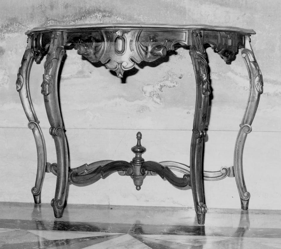 console, opera isolata - bottega piemontese (sec. XIX)