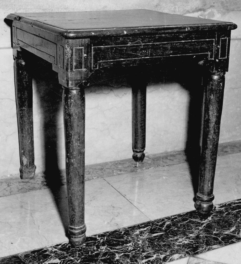 sgabello, serie - bottega piemontese (sec. XIX)