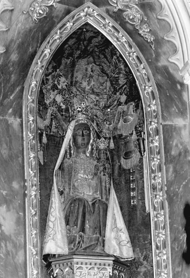 Madonna con Bambino (statua, opera isolata) - bottega piemontese (fine/inizio secc. XIII/ XIV)