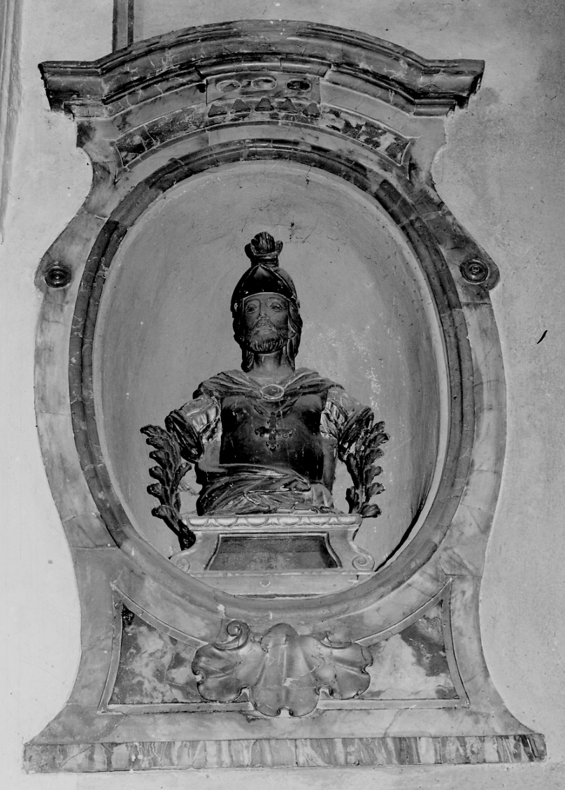 busto di santo (reliquiario - a busto, opera isolata) - bottega piemontese (sec. XVIII)