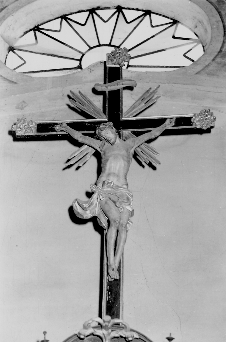 Cristo crocifisso (crocifisso, opera isolata) - bottega piemontese (sec. XVIII)