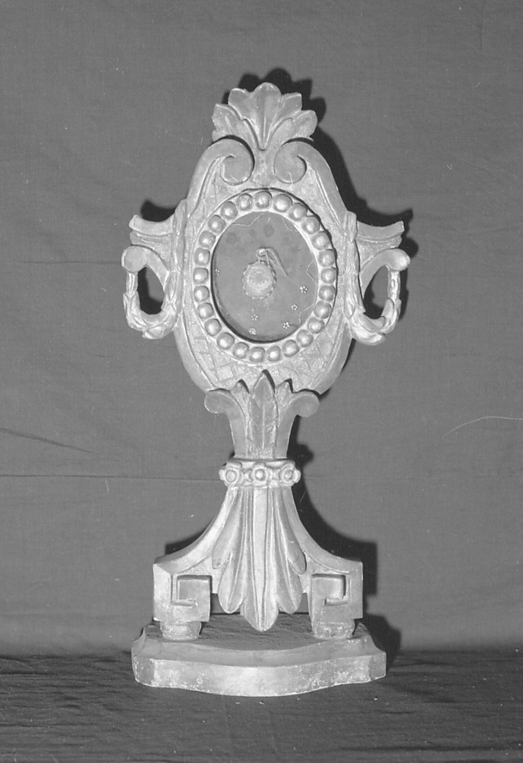 reliquiario - a ostensorio, opera isolata - bottega piemontese (fine sec. XVIII)