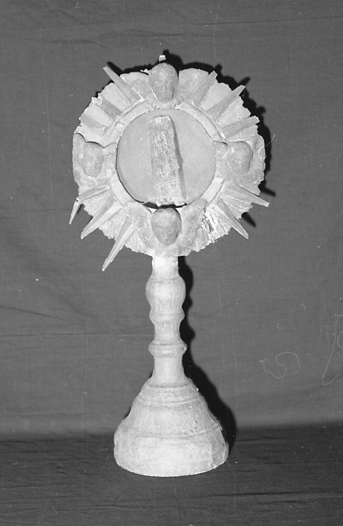 reliquiario - a ostensorio, opera isolata - bottega piemontese (inizio sec. XVIII)