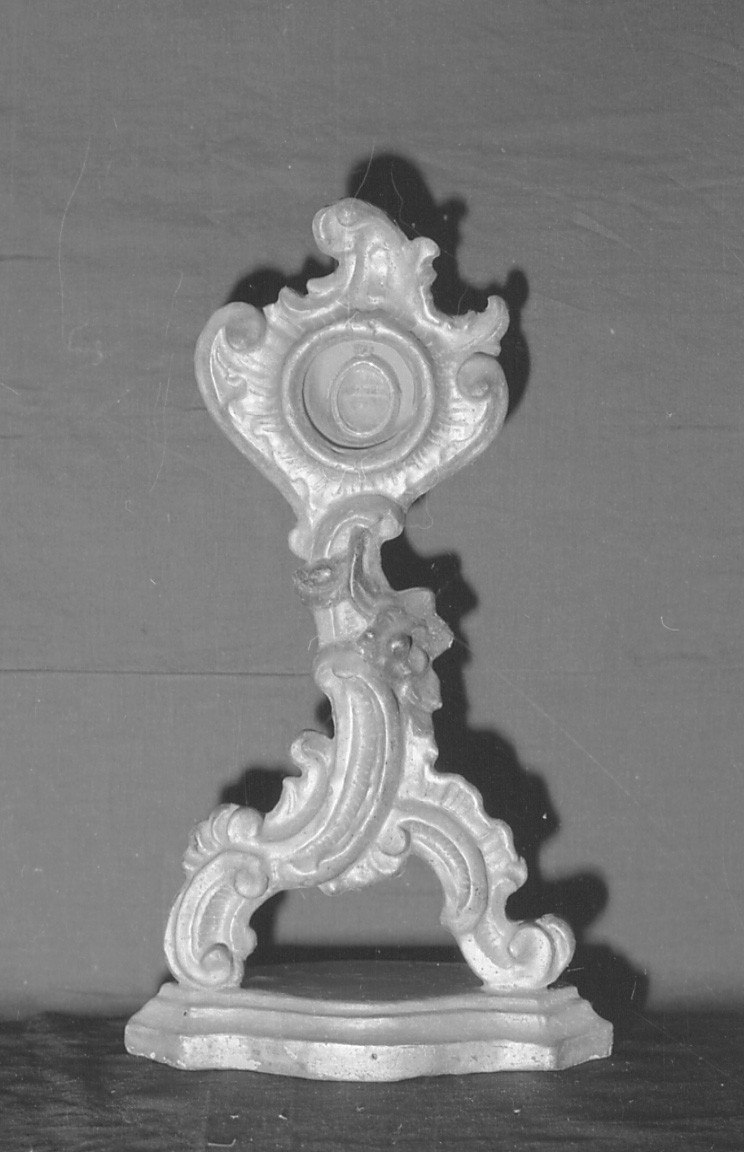 reliquiario - a ostensorio, opera isolata - bottega piemontese (sec. XVIII)