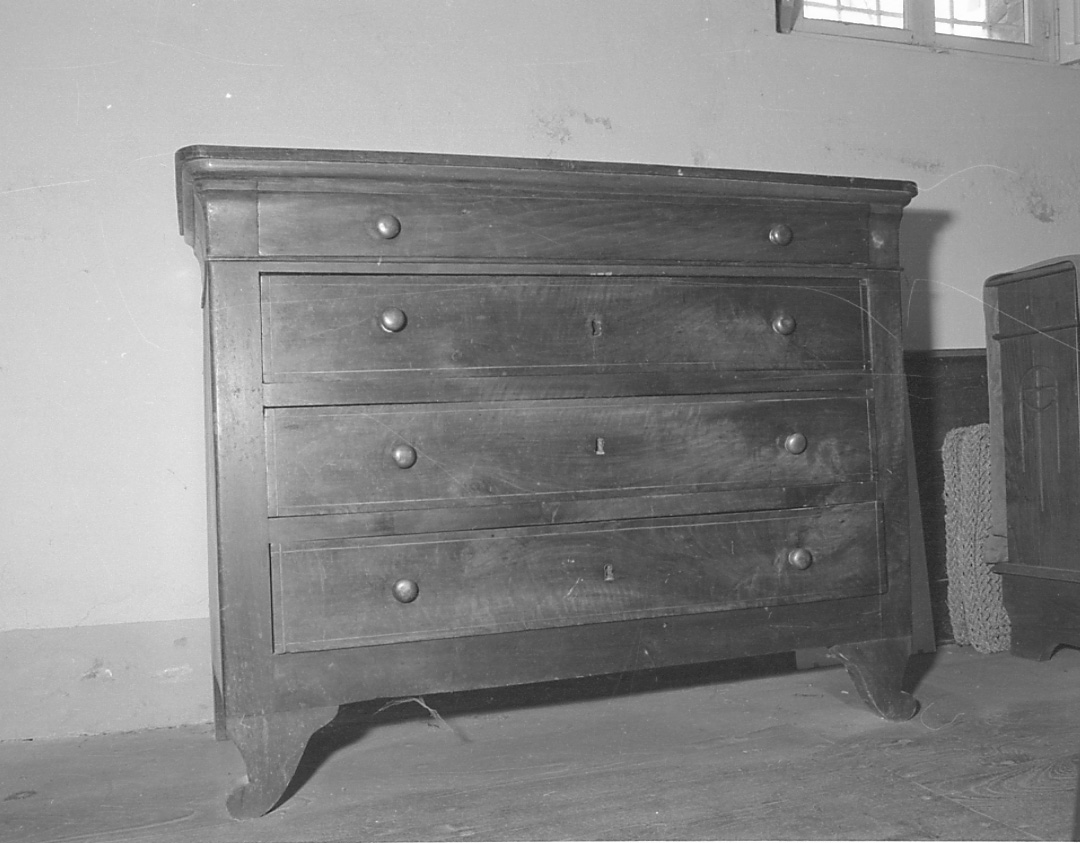 cassettone, opera isolata - bottega piemontese (sec. XIX)