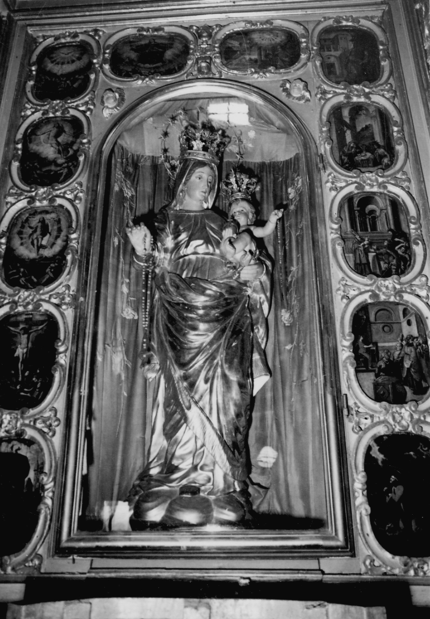 Madonna del Rosario (statua, opera isolata) di Termine (bottega) (metà sec. XVIII)