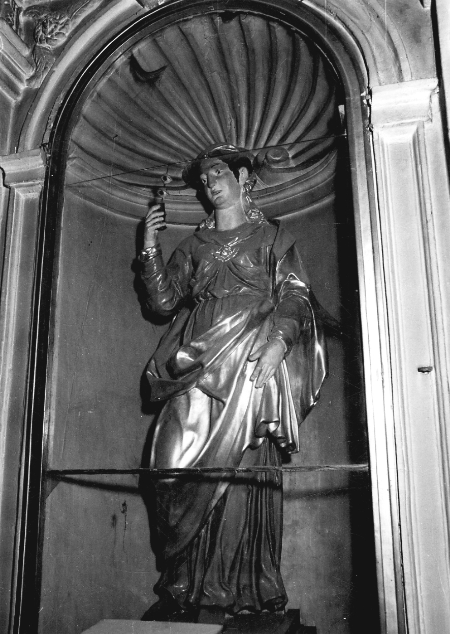 Santa Lucia (statua, opera isolata) - bottega piemontese (prima metà sec. XVIII)