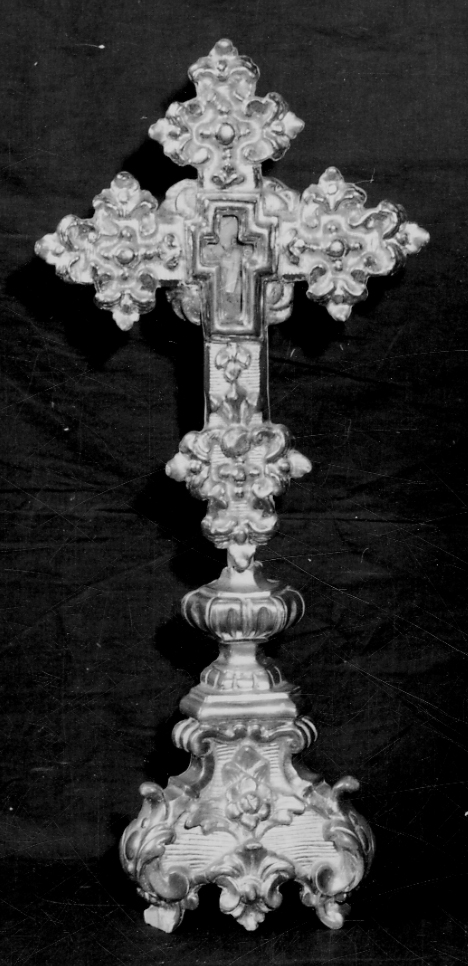 stauroteca, opera isolata - bottega piemontese (sec. XVIII)