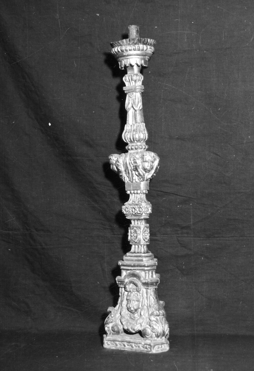 candeliere, serie - bottega piemontese (seconda metà sec. XVIII)