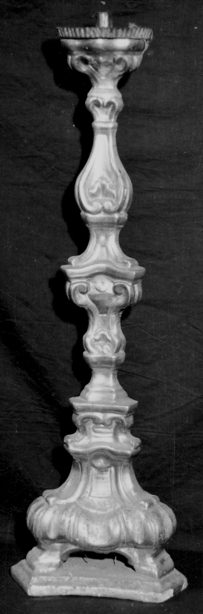 candeliere, serie - bottega piemontese (sec. XVIII)