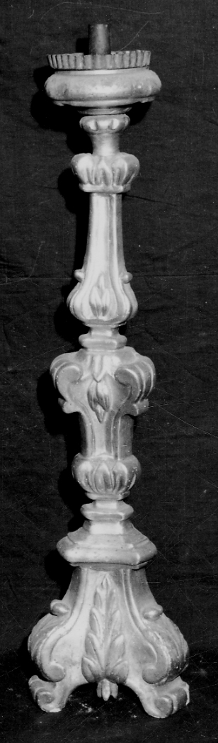 candeliere, serie - bottega piemontese (sec. XVIII)