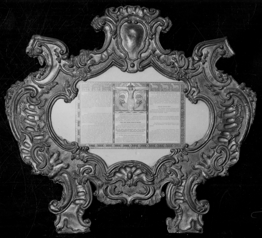 cartagloria, opera isolata - bottega piemontese (sec. XVIII)