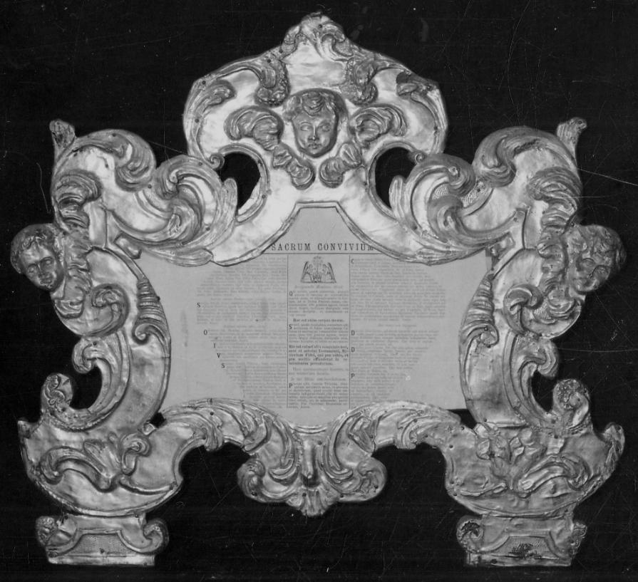 cartagloria, opera isolata - bottega piemontese (sec. XVIII)