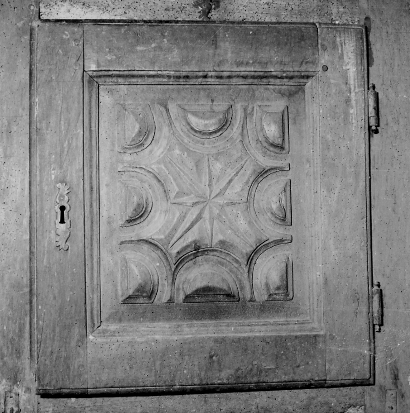 anta di inginocchiatoio, opera isolata - bottega piemontese (sec. XVIII)