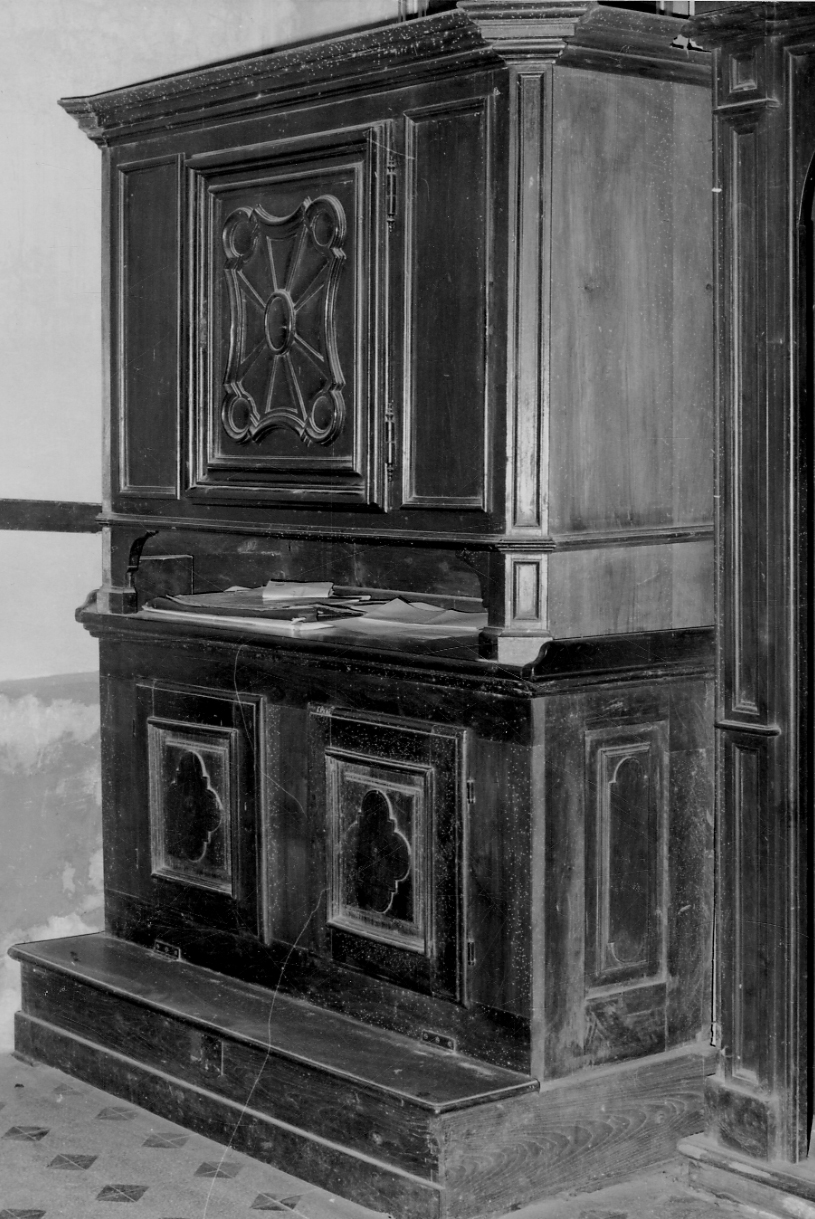 mobile, opera isolata - bottega piemontese (fine/inizio sec. XVIII, secc. XVIII/ XIX)