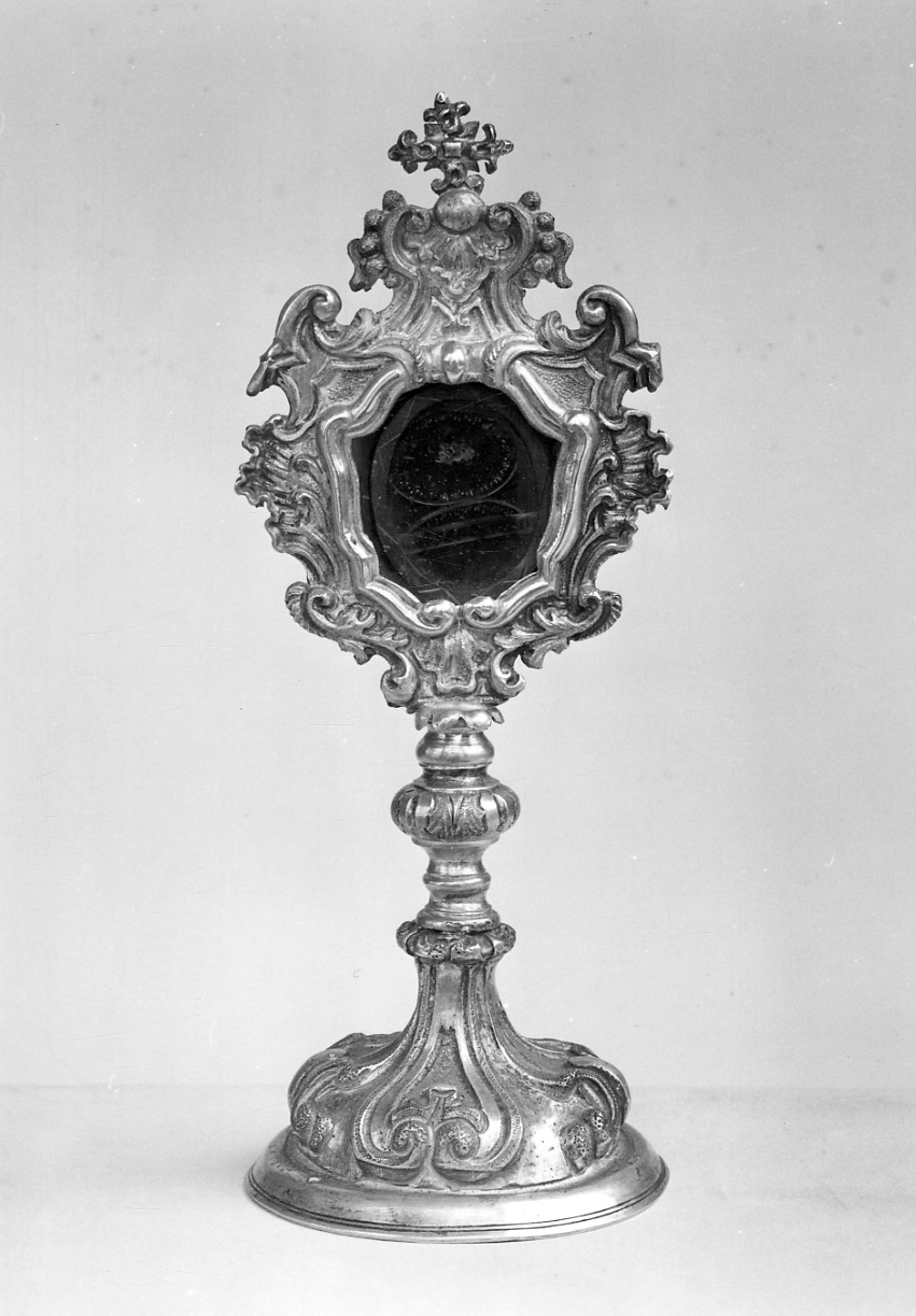 reliquiario - a ostensorio, opera isolata - bottega piemontese (sec. XVIII)