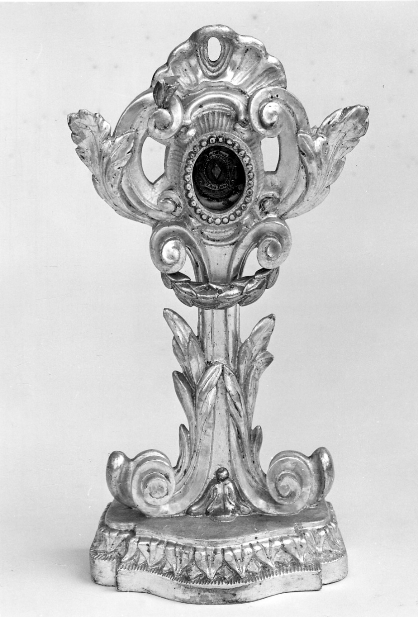 reliquiario - a ostensorio, opera isolata - bottega piemontese (sec. XIX)