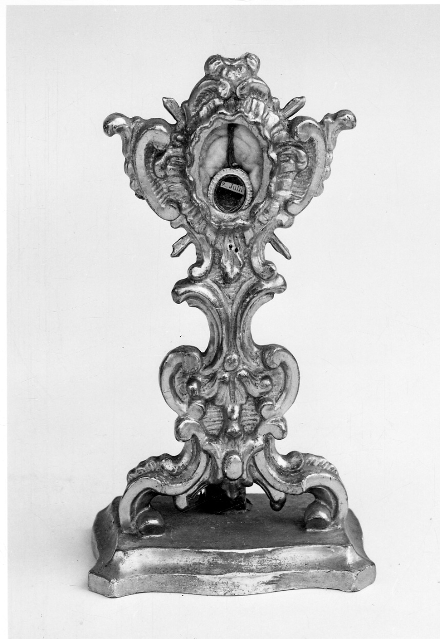 reliquiario - a ostensorio, opera isolata - bottega piemontese (sec. XVIII)