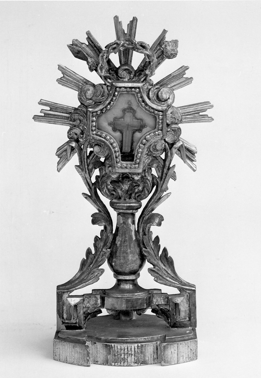 reliquiario - a ostensorio, opera isolata - bottega piemontese (prima metà sec. XIX)