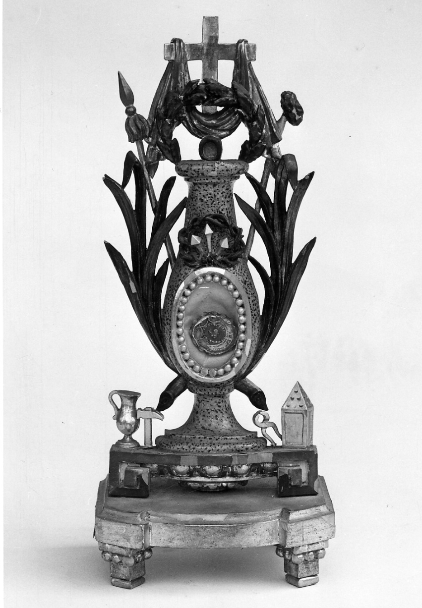 reliquiario architettonico, opera isolata - bottega piemontese (prima metà sec. XIX)