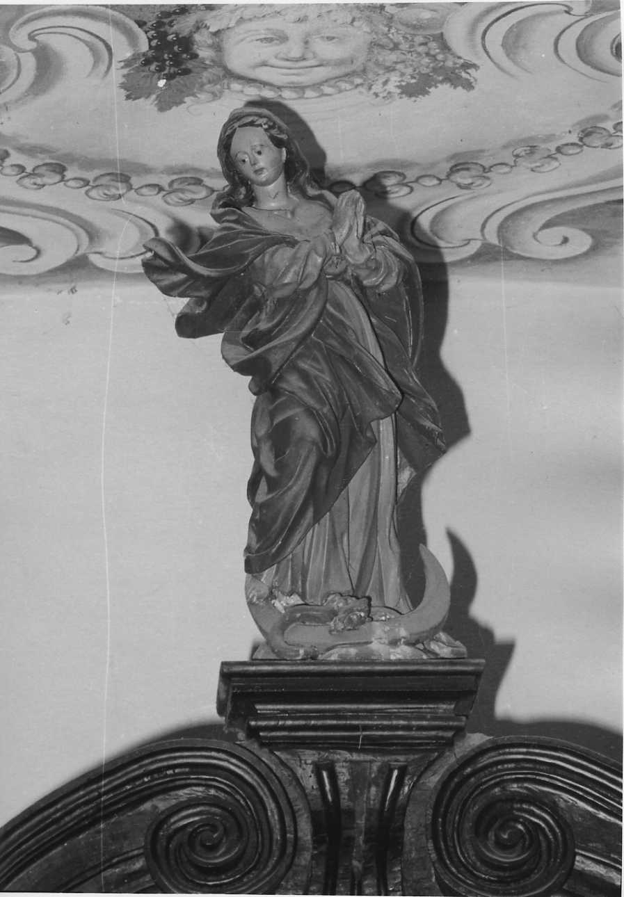 Madonna Immacolata (statua, opera isolata) - bottega biellese (prima metà sec. XVIII)