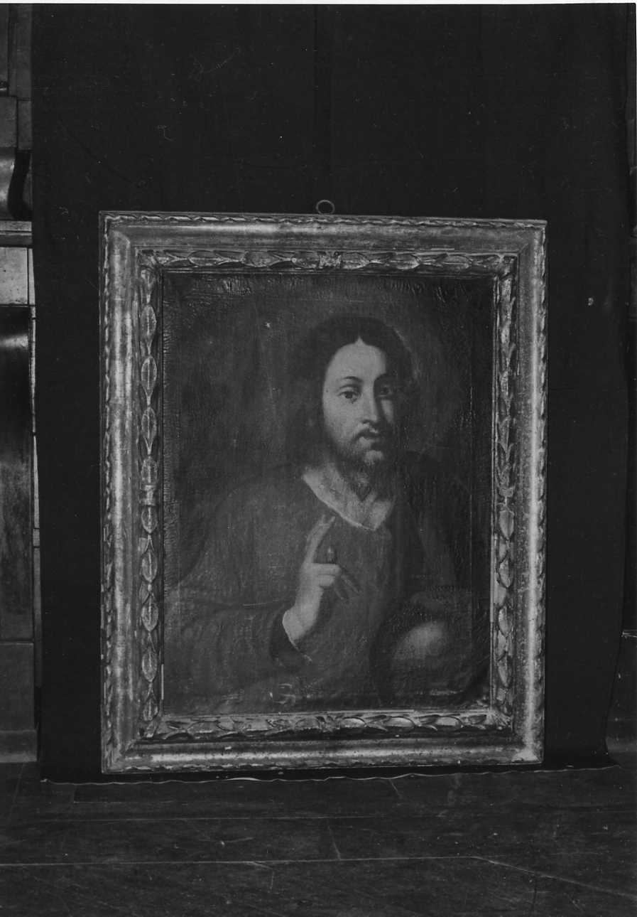 Cristo Salvatore (dipinto, opera isolata) - bottega biellese (sec. XVIII)