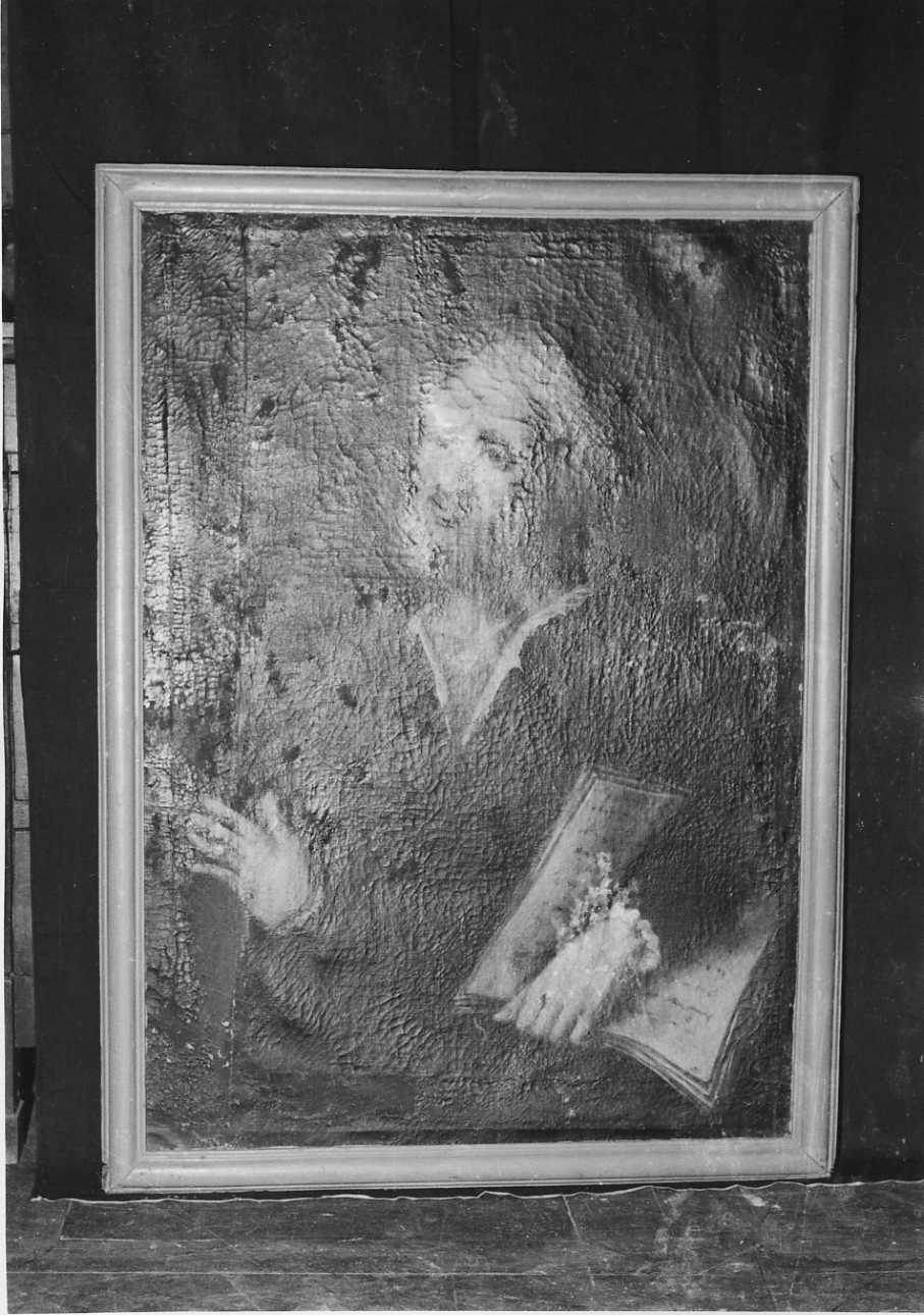 Figura maschile (dipinto, opera isolata) - bottega biellese (prima metà sec. XVIII)