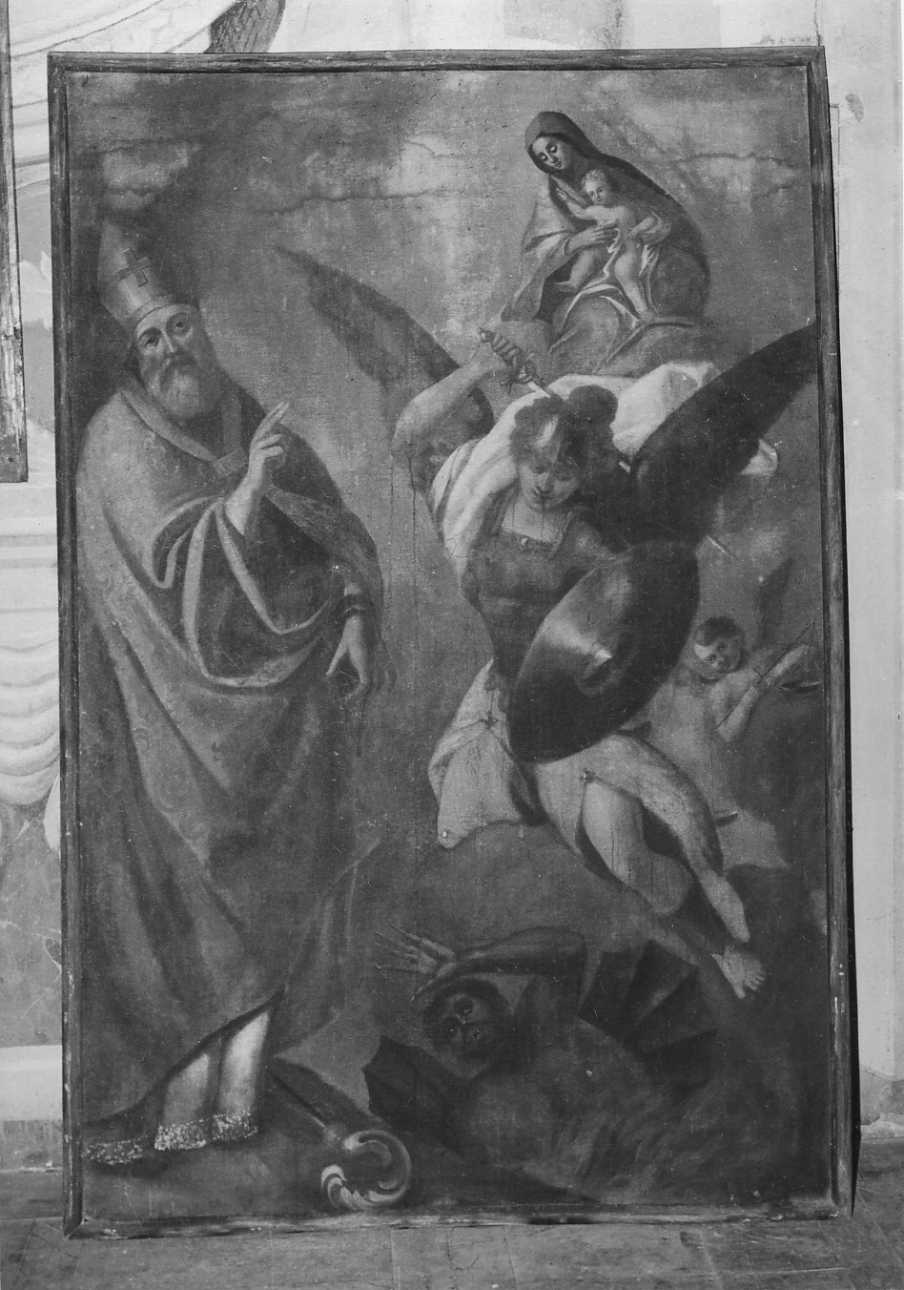 Madonna e santi (dipinto, opera isolata) - bottega biellese (sec. XVIII)
