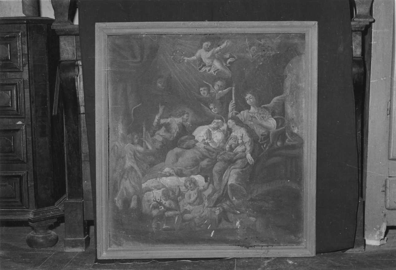 morte di San Giuseppe (dipinto, opera isolata) - bottega biellese (sec. XVIII)