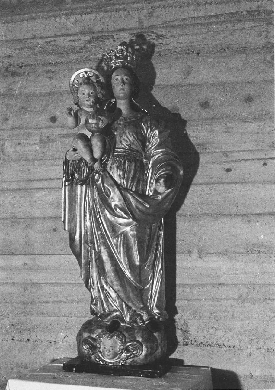 Madonna con Bambino (statua, opera isolata) di Vaglio Giovanni (ultimo quarto sec. XVII)